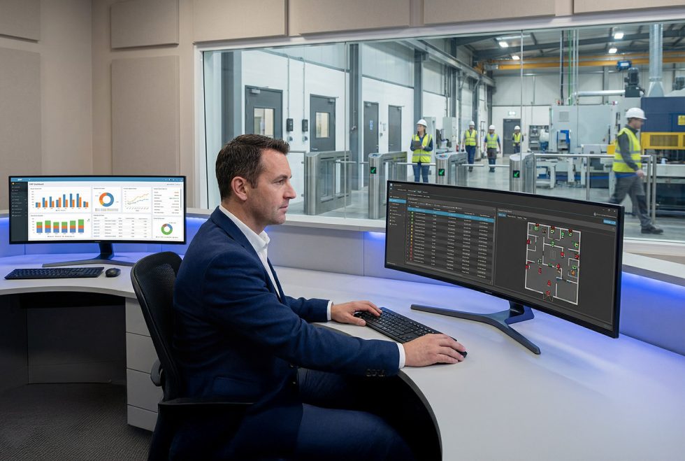 integração do controle de acesso com ERP